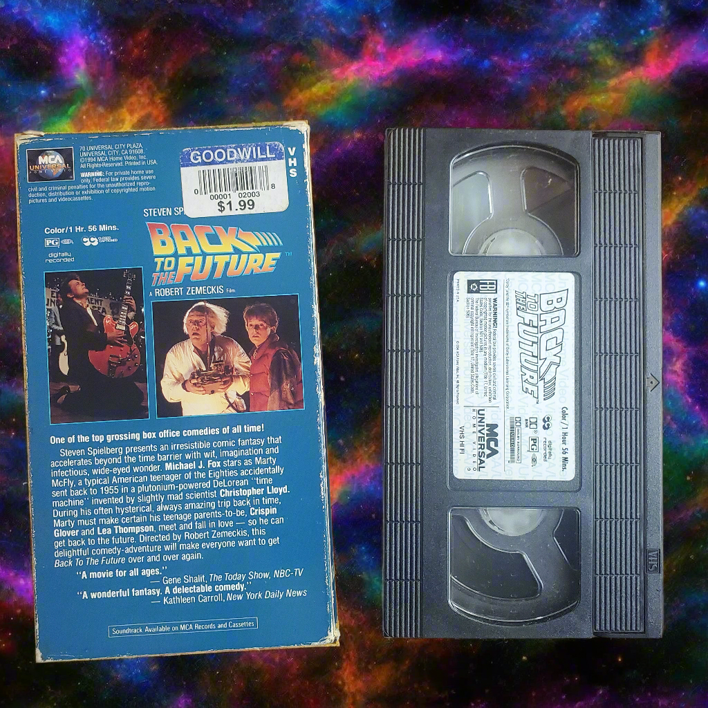 Back to the Future VHS