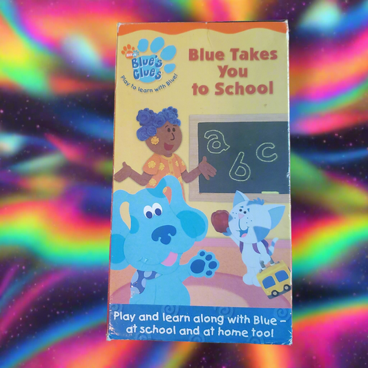 Blues Clues Blue Takes You To School VHS