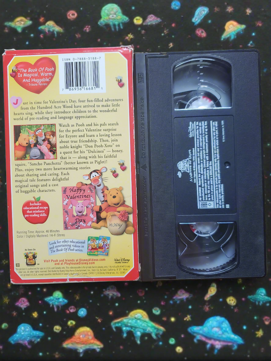 Book of Pooh A Valentine for Eeyore VHS