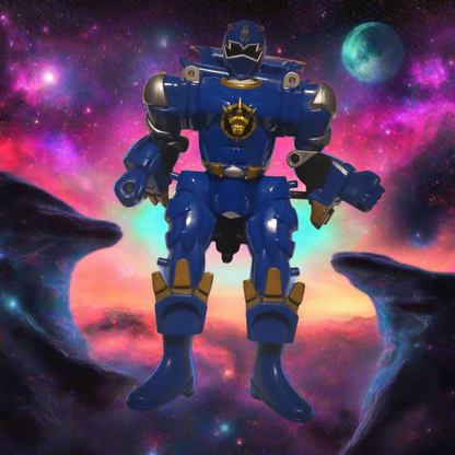 Power Rangers Dino Thunder Blue Ranger 6.5 inch Action Figure 2003