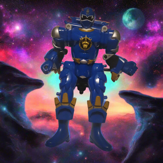 Power Rangers Dino Thunder Blue Ranger 6.5 inch Action Figure 2003