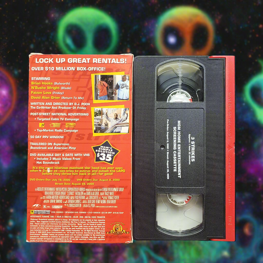 3 Strikes VHS