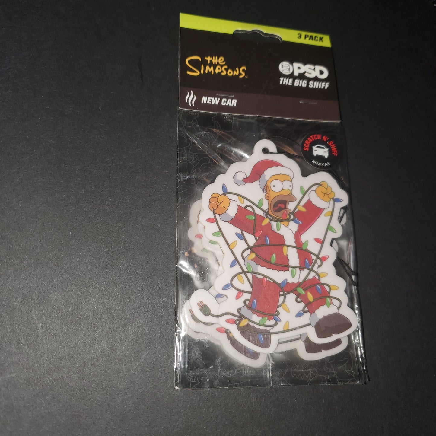 Simpsons Christmas  Car Air Freshener 3 Pack