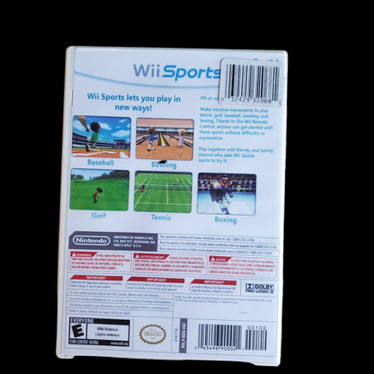 Wii Sports for Nintendo Wii Authentic Game Reproduction Case and Cover Art