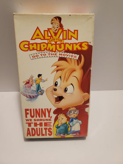 Alvin And The chipmunks Funny We Shrunk The Adults VHS