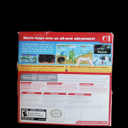 New Super Mario Bros Wii for Nintendo Wii Not For Resale Slipcase