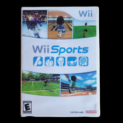 Wii Sports for Nintendo Wii Authentic Game Reproduction Case and Cover Art