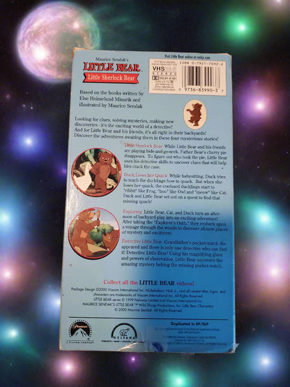 Little Bear Little Sherlock Bear VHS