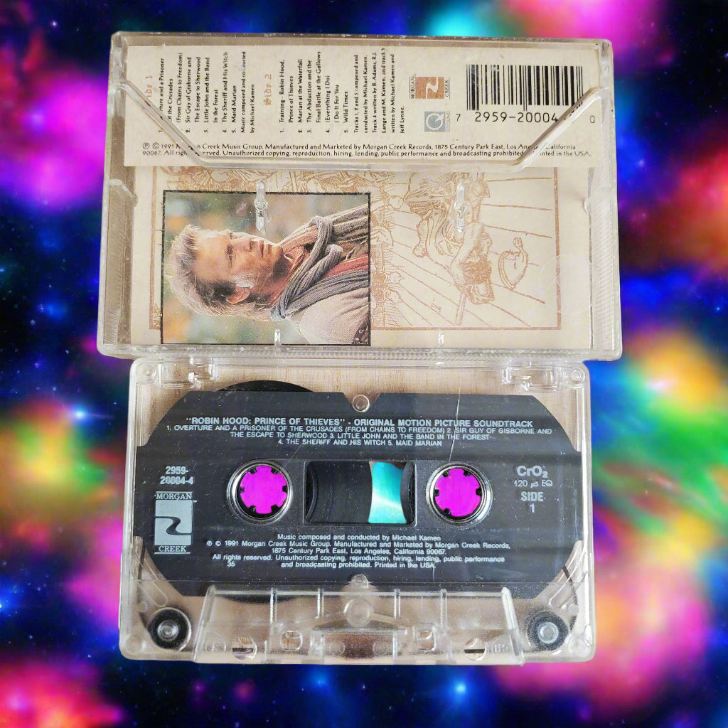 Robin Hood Prince of Thieves Soundtrack Cassette
