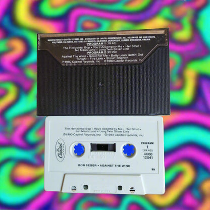 Bob Seger and the Silver Bullet Band Against the Wind Cassette