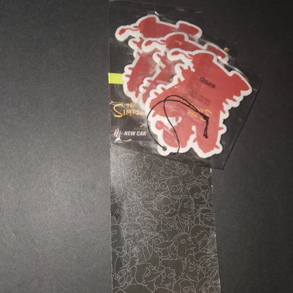 Simpsons Christmas  Car Air Freshener 3 Pack