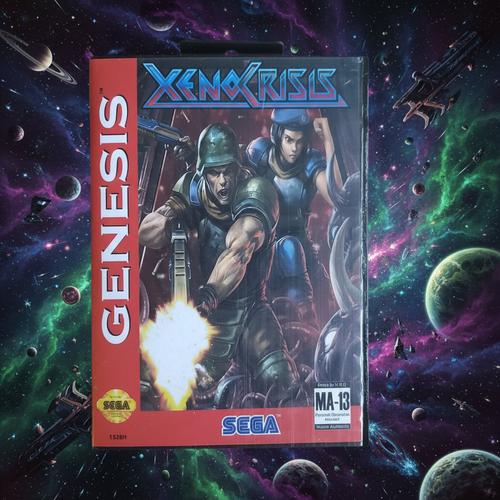 Xenocrisis Made in China Reproduction for Sega Genesis