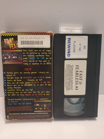 Fast And The Fearless VHS