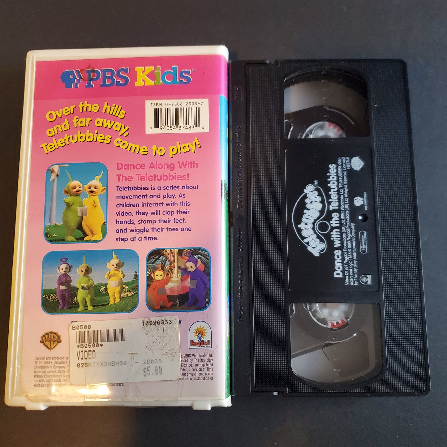 Teletubbies Dance With The Teletubbies VHS