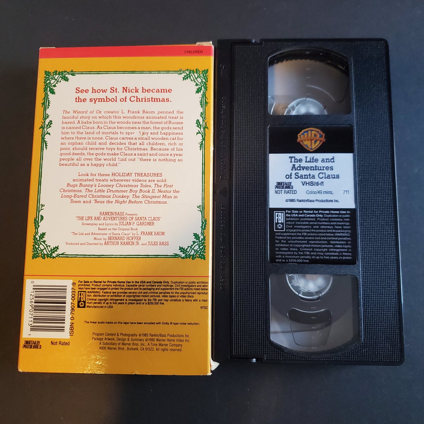 The Life And Adventures Of Santa Claus VHS